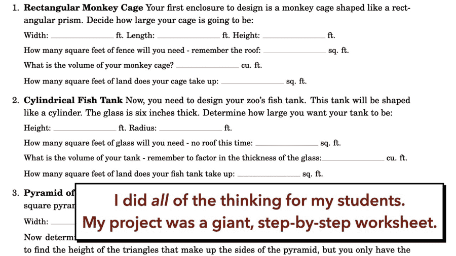 just a worksheet